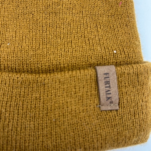 Stylish Tan Knit Beanie - Picture 2 of 5
